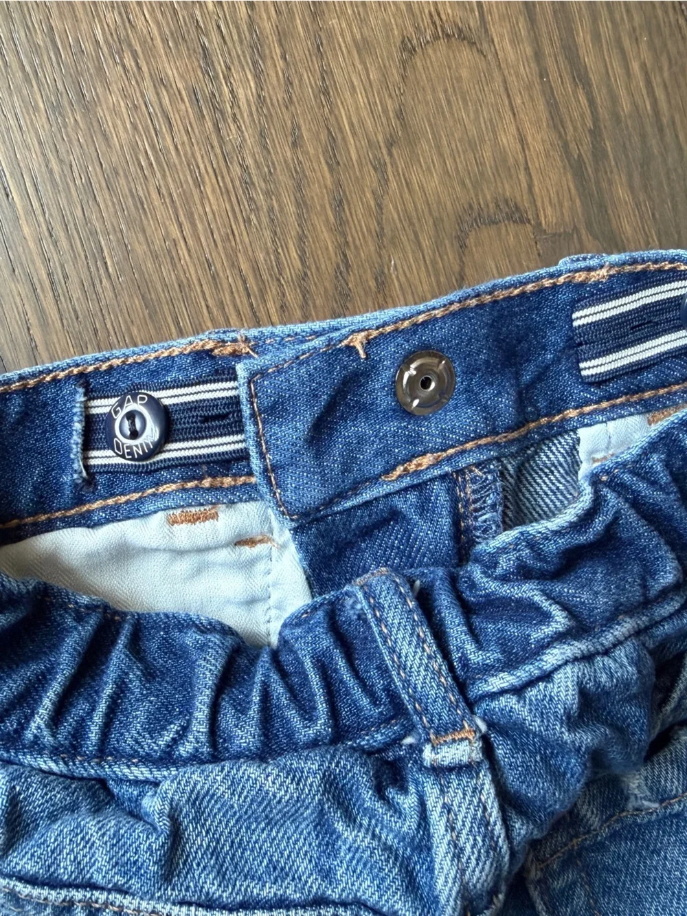 GAP Kids Distressed Blue Denim Cutoff Shorts
